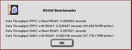 ROAM Benchmarks