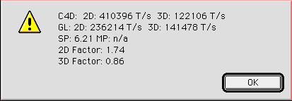 CINEBENCH ix3D 500MHz