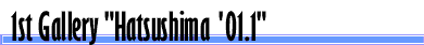 1st Gallery "2001�N1�� �����ɂ�"