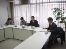 小野田市にて研修中