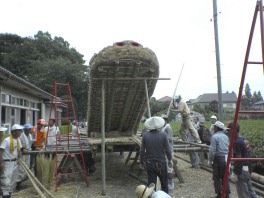 龍蛇正面から